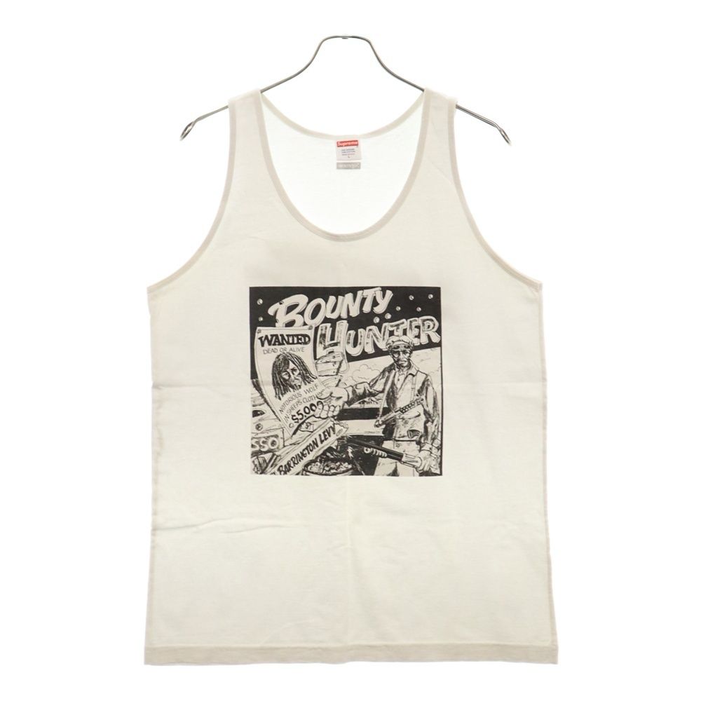 SUPREME (シュプリーム) 16SS ×Barrington Levy Bounty Hunter Tank Top バーリントン リーヴィ プリント タンクトップ ホワイト