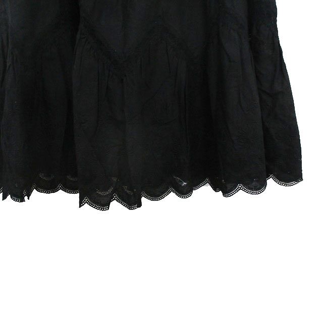 Bon vieux temps(ボンヴュータン) 25S/S レース付カットソー<Black> Bon vieux temps(ボンヴュータン) 25S/S レース付カットソー