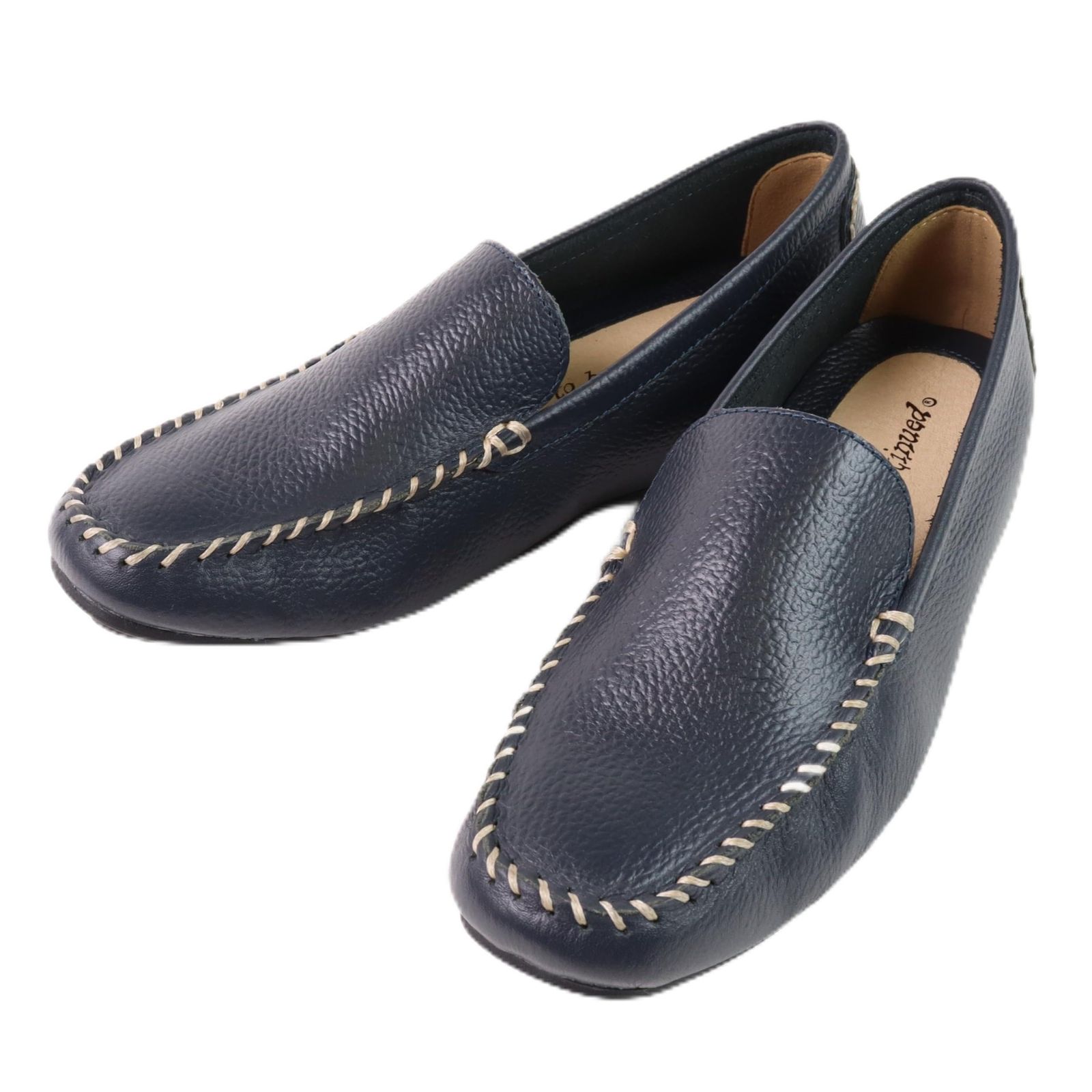 送料無料 エイチエス 本革 ローファー レディース 革 3cm ヒール 3E やわらかい 幅広 ドライビング ドライビングシューズ スニーカー to be continued