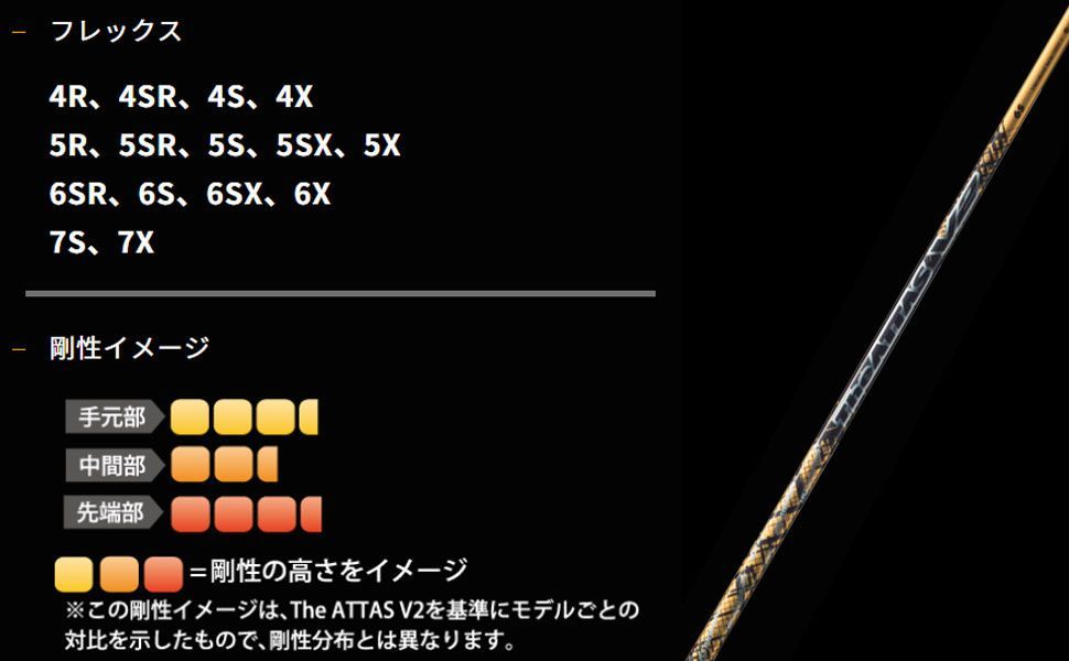 【数量限定モデル】ATTAS V2 ゴールド ジオテックゴルフ公式通販サイト / 【数量限定カラー】The ATTAS (ジ