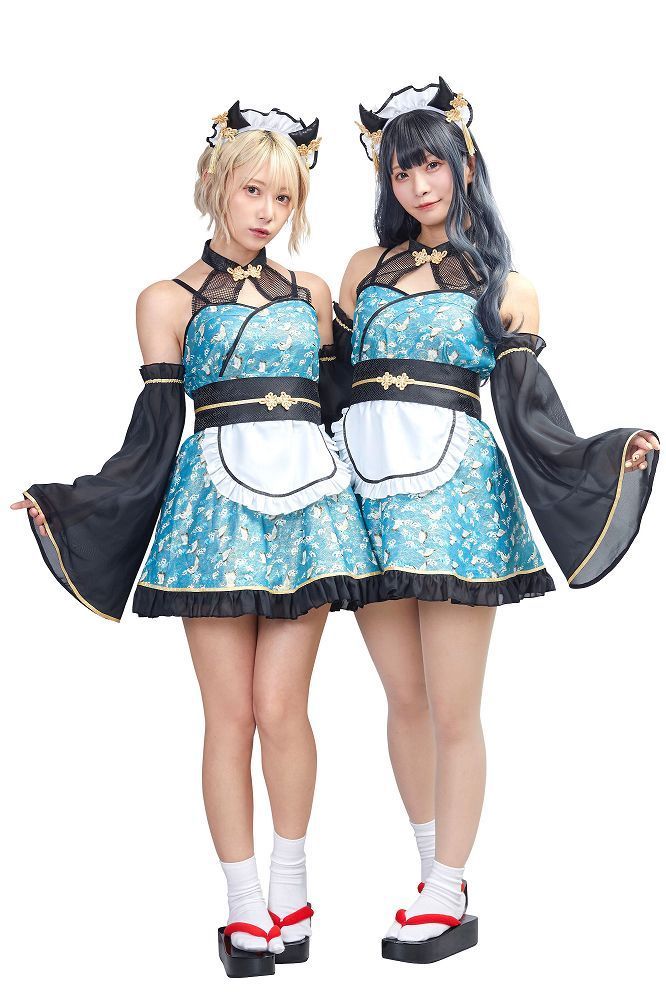 SugarWhip 鬼和メイド [鬼 コスプレ 節分 和風 メイド服
