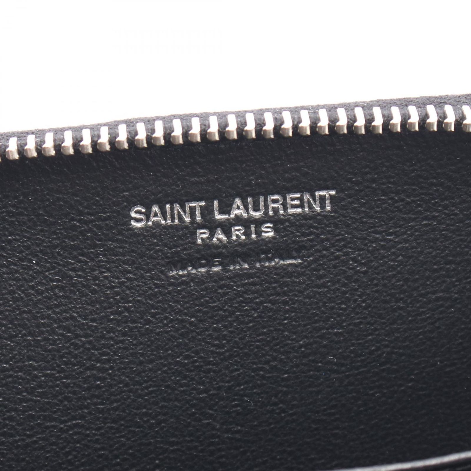 サンローラン SAINT LAURENT コインケース YSLロゴ ブラック