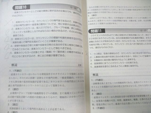 日本産業カウンセラー協会 産業カウンセラー試験問題集 平成10