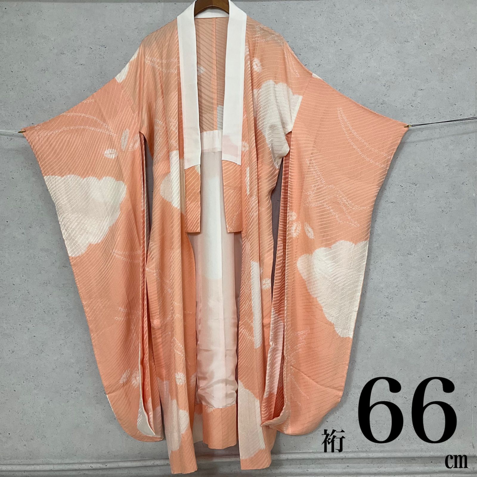 大好き ◇kimono+one◇美品◇振袖長襦袢◇単衣◇袖無双◇仕付け糸付き