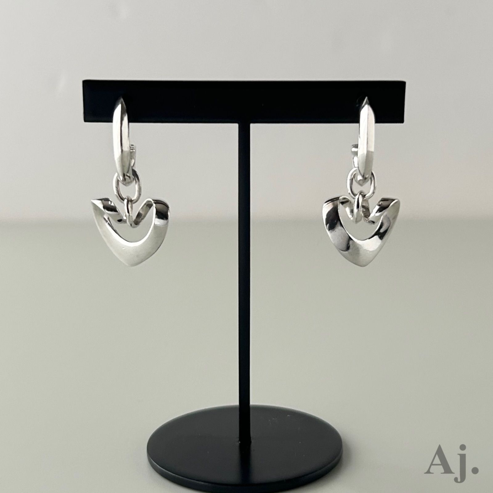 ジョージジェンセン ピアス アーティスト ハート フープ AG925 Georg 