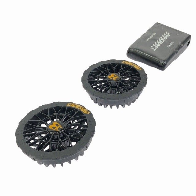 ♥品セット BURTLE バートル 24V エアークラフト バッテリー AC09 ファンユニット AC09-1 黒|ブラック モデル WWW_KANDAIZUMI_COM