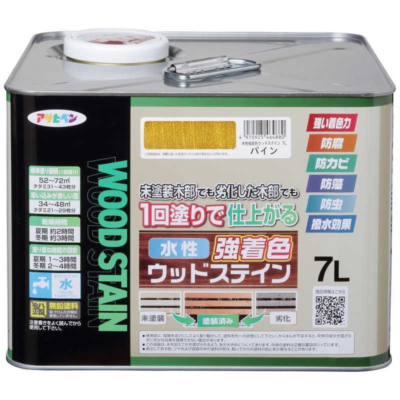 アサヒペン AP 水性強着色ウッドステイン 7L パイン 9019146