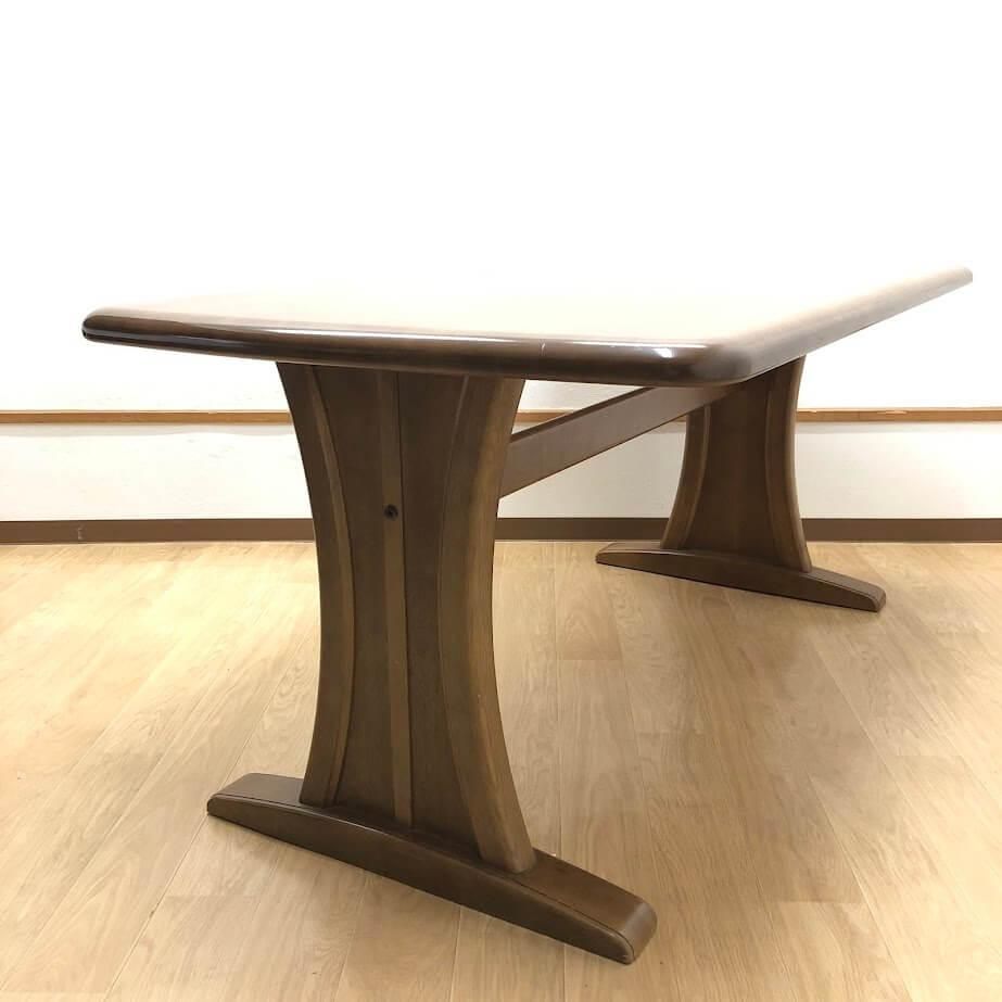 ss8001 カリモク ダイニングテーブル ブラウン 150×85cm karimoku 食卓テーブル リビングテーブル 木製 長角 長方形 4人掛け 茶 ダイニングテーブル MARWIL-DEMENAGEMENTS_CH