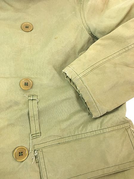 古着 40s 米軍 US ARMY M-1938 コットンンポプリン ショールカラー