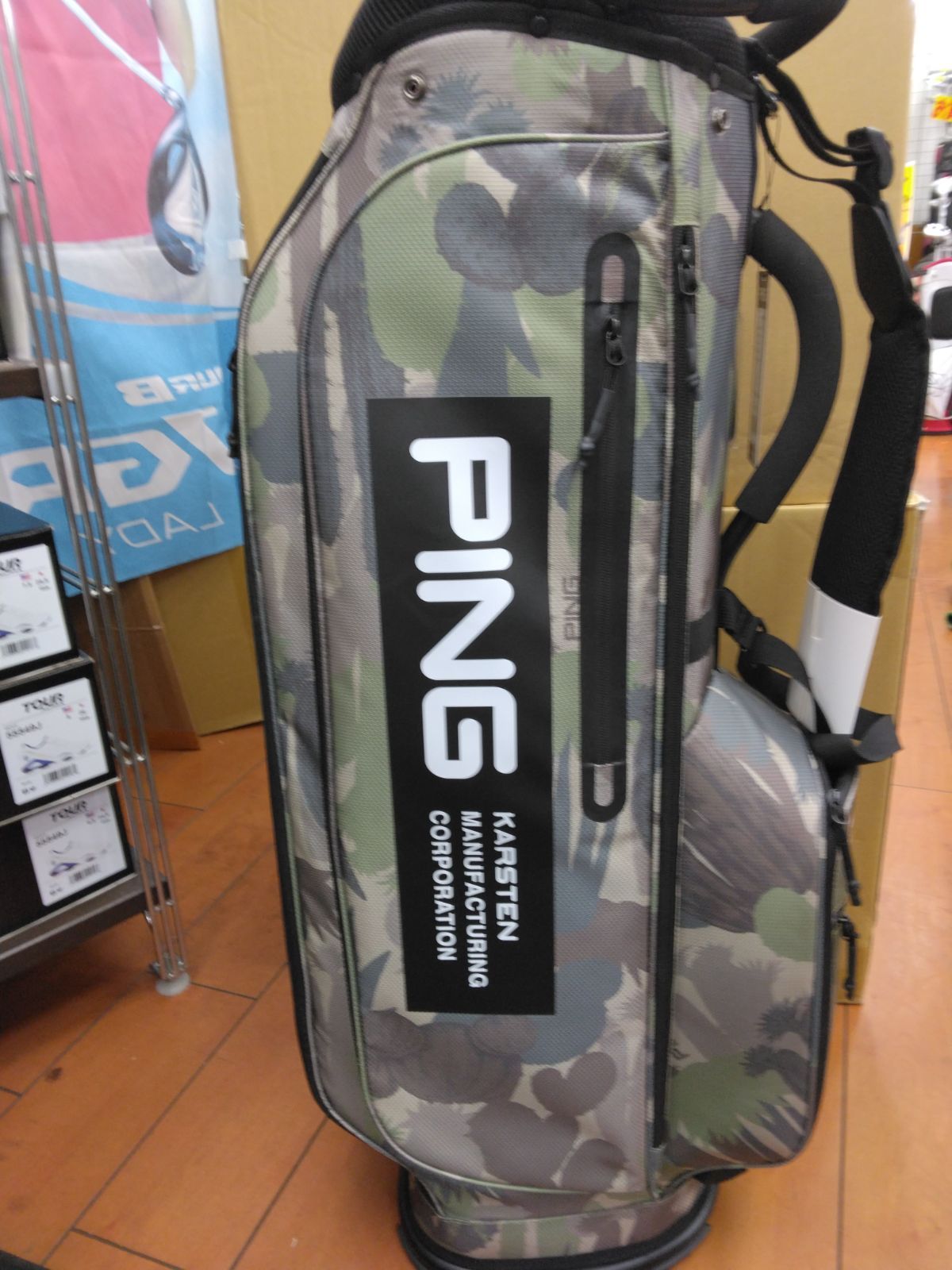 【新品未使用品】PING CB-F2406 カクタスカモ 9型 キャディバッグ 2024年モデル 日本正規品 日本モデル（葛西店）