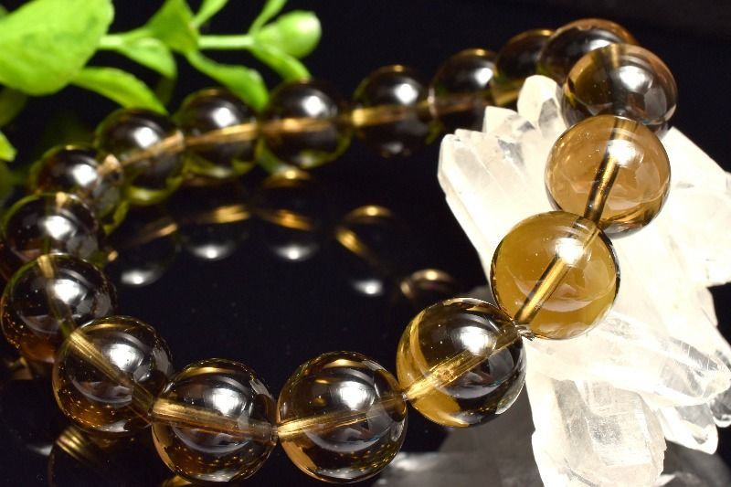 魔性ゼウス☆ゼウスクォーツ☆スモーキーシトリンクォーツ☆高品質☆大玉☆鑑定書つき 魔晶ゼウス 大玉 16mm 天然スモーキーシトリン ゼウスクォーツ