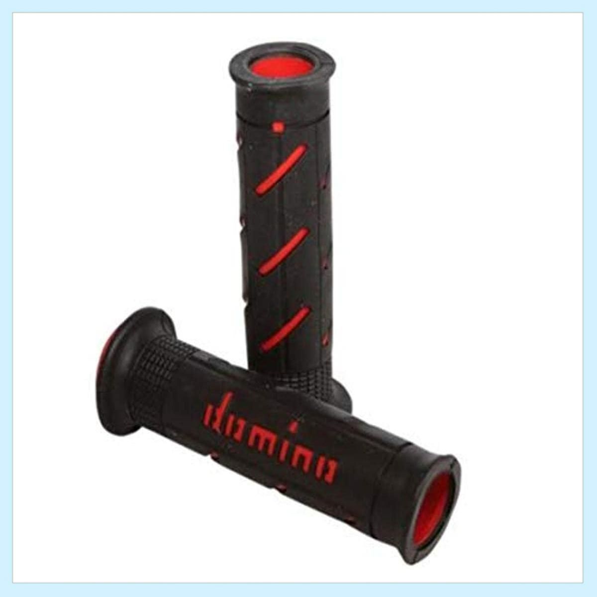 domino(ドミノ) ハンドルバーグリップ ストリートタイプ 126mm サーモプラスチックゴム ブラックXレッド A25041C4240