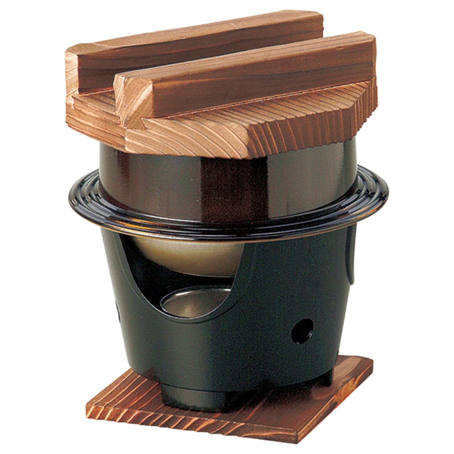 羽釜 土釜 萬古焼 四日市 お釜セット 土鍋 直径約18cm 木製蓋付き 羽釜