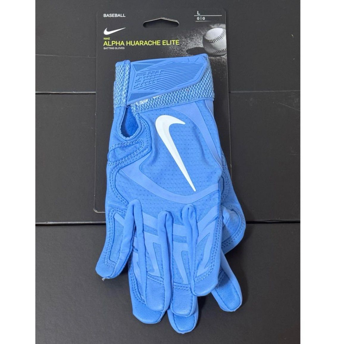 NIKE Alpha Huarache Elite 青色 Lサイズ バッティンググローブ
