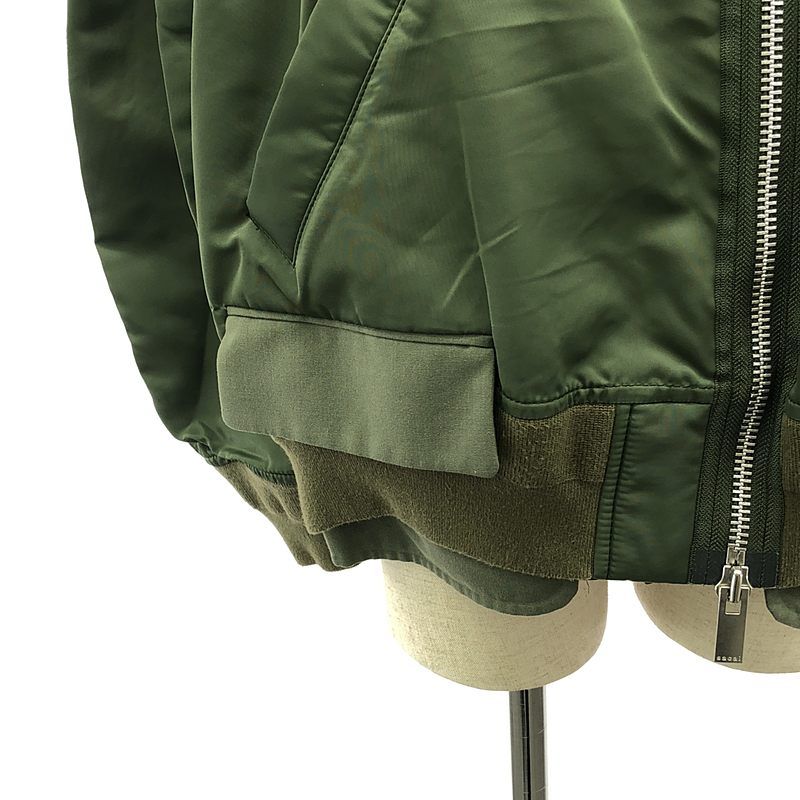 美品】 sacai / サカイ | 2021AW | MA-1 Bomber Jacket / 異素材