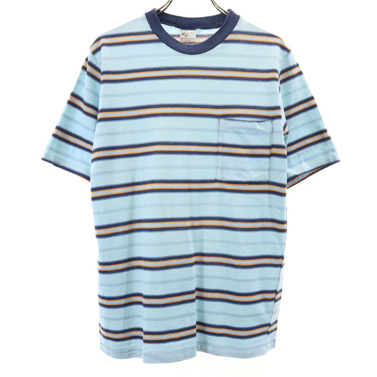 K mart ケイマート 70s 80s ヴィンテージ ボーダー柄 半袖 Tシャツ 