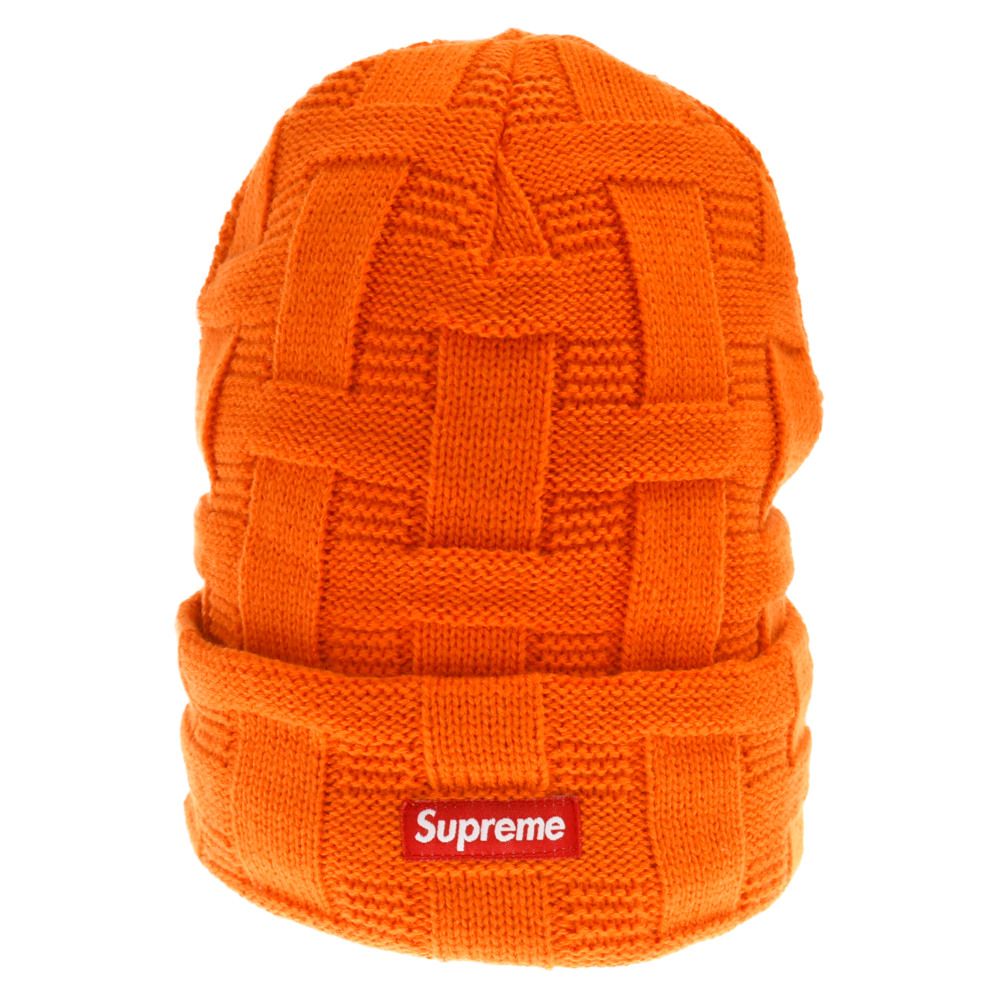 Supreme ニット帽 オレンジ色