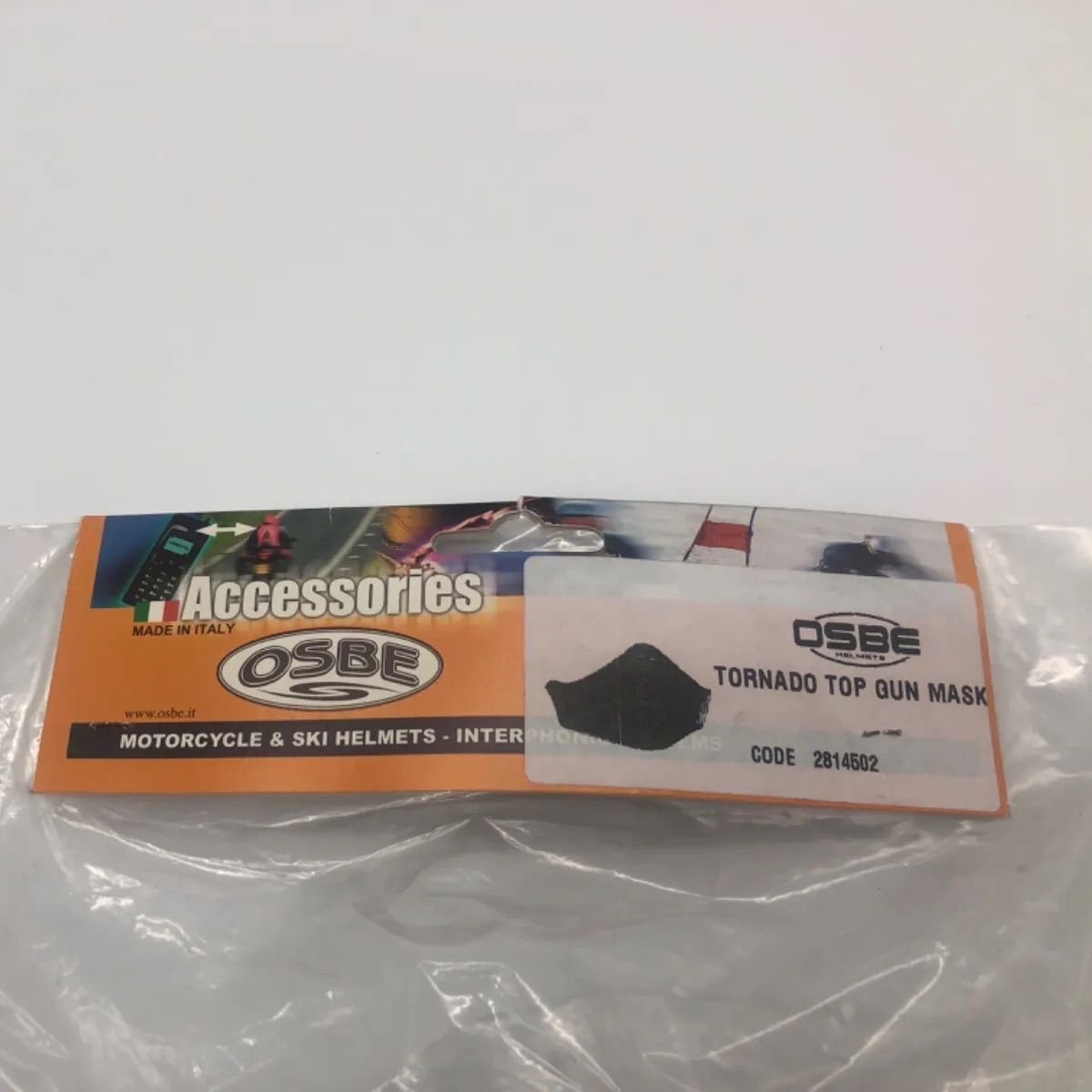 オズべ トルナード トップガン マスク ヘルメット 部品 新品未使用品 