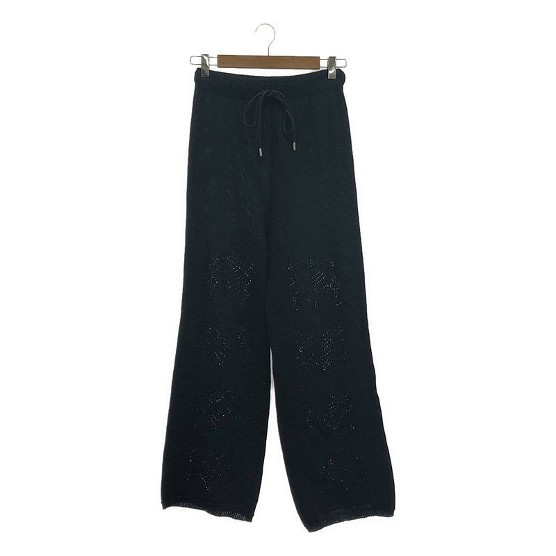 値段が激安 babaco / ババコ | CABBAGE ROSE LACE KNIT PANTS ニット パンツ パンツ