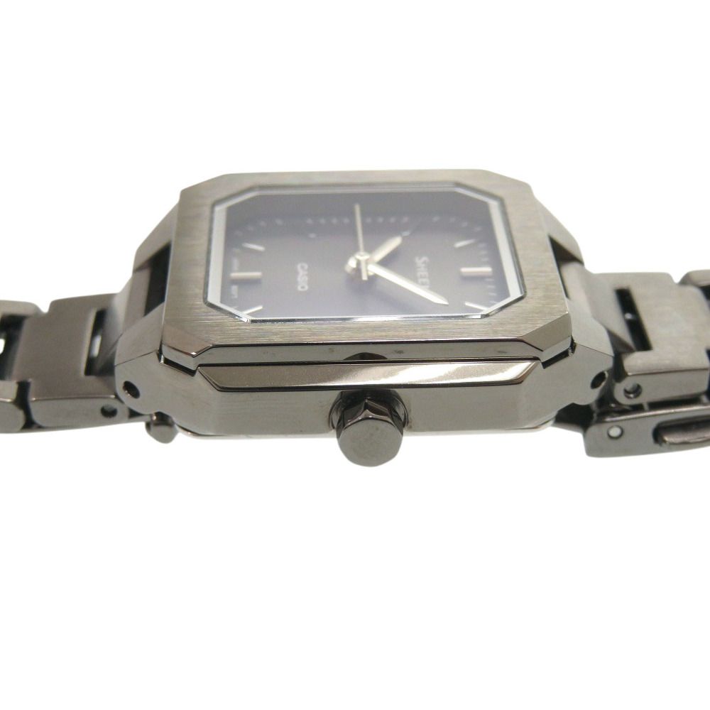  カシオ SHEEN ソーラーサファイアモデル SHS 4528 BJ 8 AJF シーン SS グレー 腕時計 0045 CASIO その他 時計