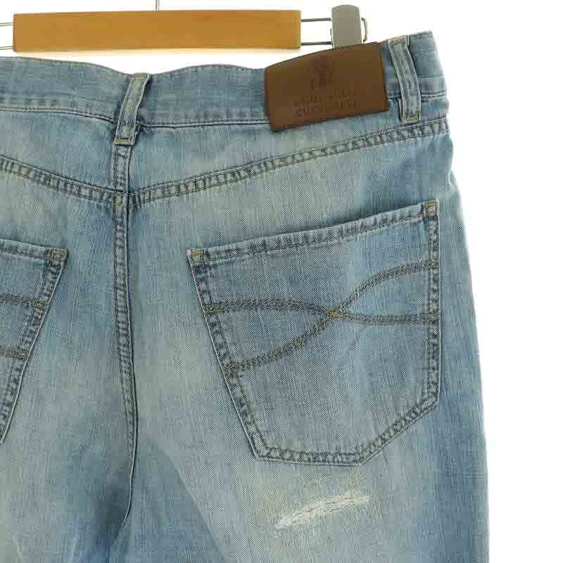 ブルネロクチネリ BRUNELLO CUCINELLI LEISUREFIT 加工デニム