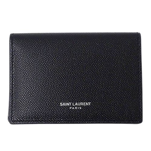 サンローラン SAINT LAURENT カードケース メンズ ブランド 名刺入れ レザー ブラック 469338 黒 おしゃれ かっこいい ビジネス