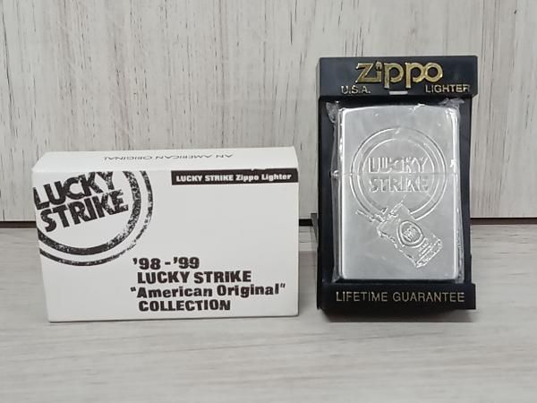 未使用品 ZIPPO ジッポ ライター LUCKYSTRIKE ラッキー