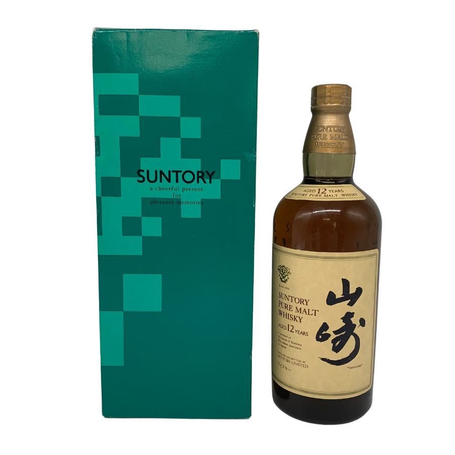 山崎12年 響マーク旧ボトル 180ml シングルモルト表記 山崎12年 180㎖