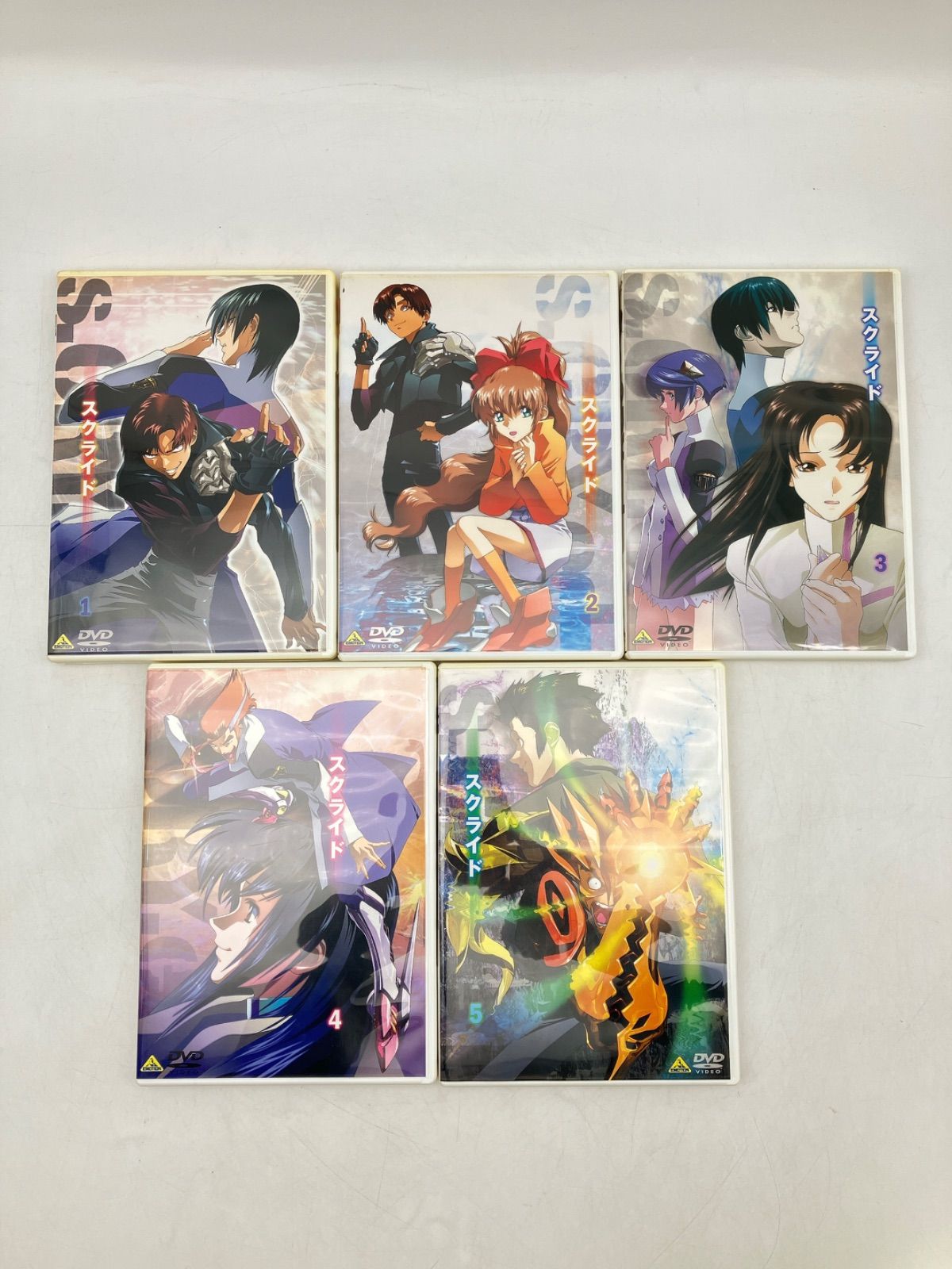 スクライド DVD 全9巻＋ファンディスク＋サントラセット 全15枚】s.CRY.ed CD＆DVD スクライド DVD 全9巻＋ファンディスク2