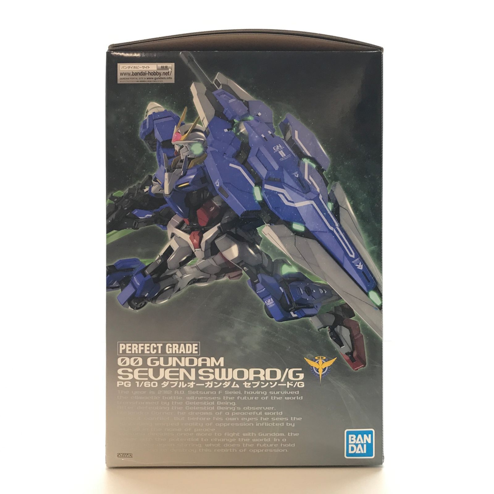 ▽BANDAI SPIRITS プラモデル 1/60 PG GN-0000GNHW/7SG