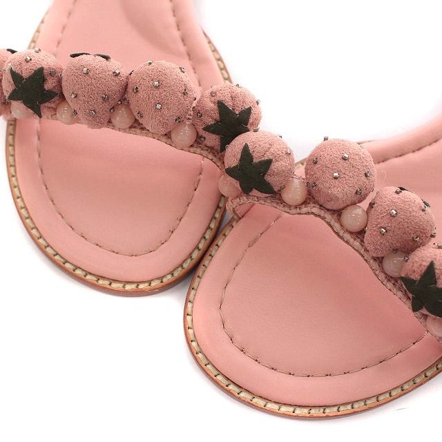 TSURU by MARIKO OIKAWA☆苺フラットサンダル