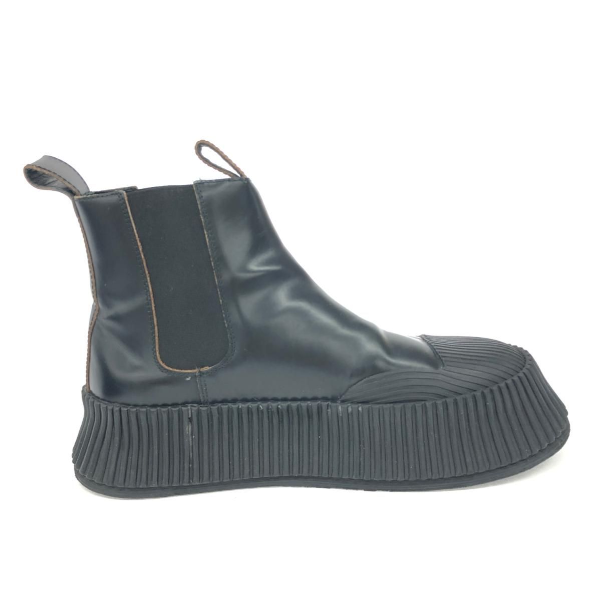 JIL SANDER ジルサンダー サイドゴア ブーツ ブラック メンズ