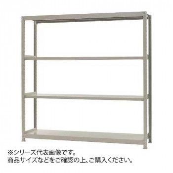 お得，セール 軽中量ラック　耐荷重200kgタイプ　単体　間口1500×奥行300×高さ2100mm　4段　アイボリー その他