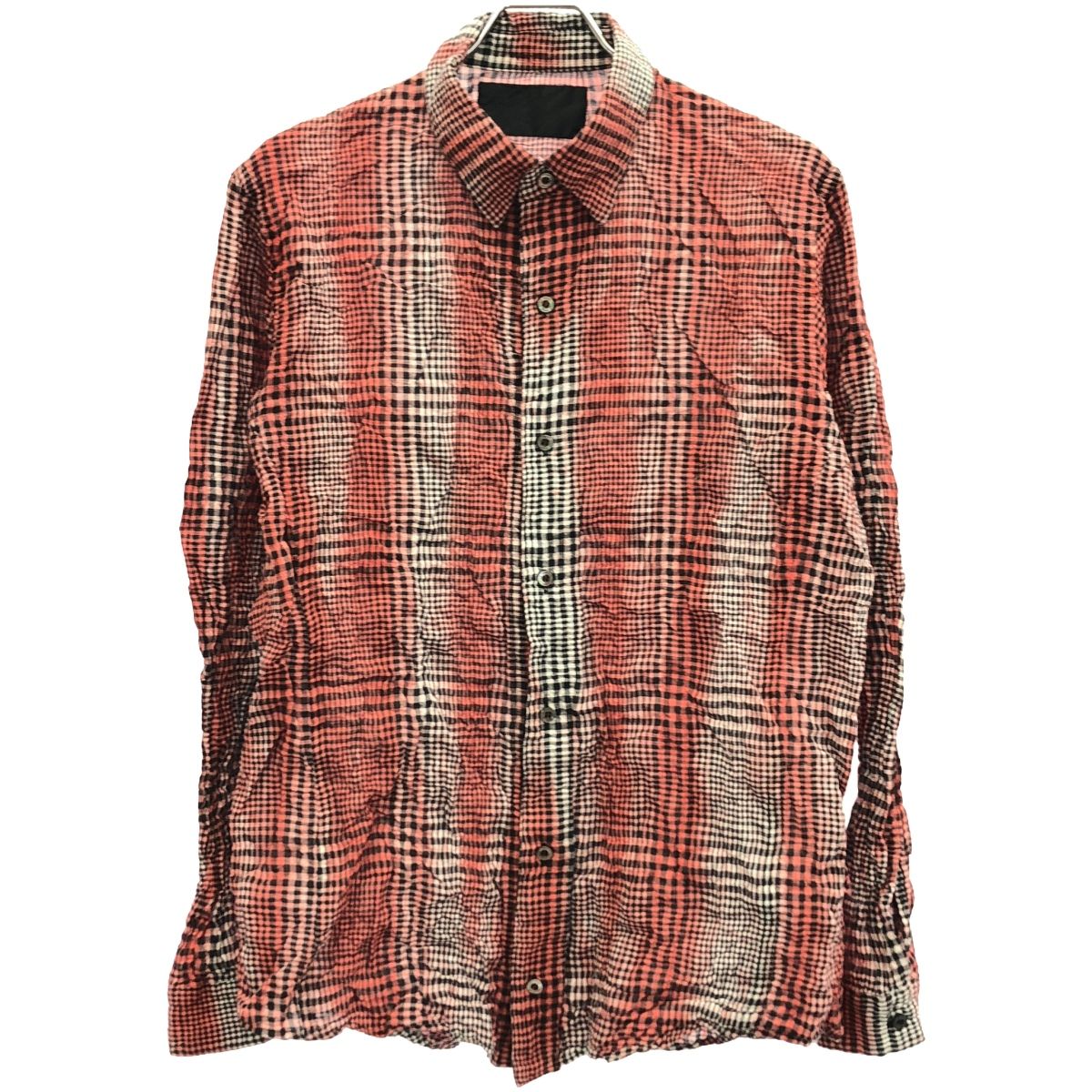 Roen バックスカルスタッズチェックシャツ 46(M) 美品 hyde着系