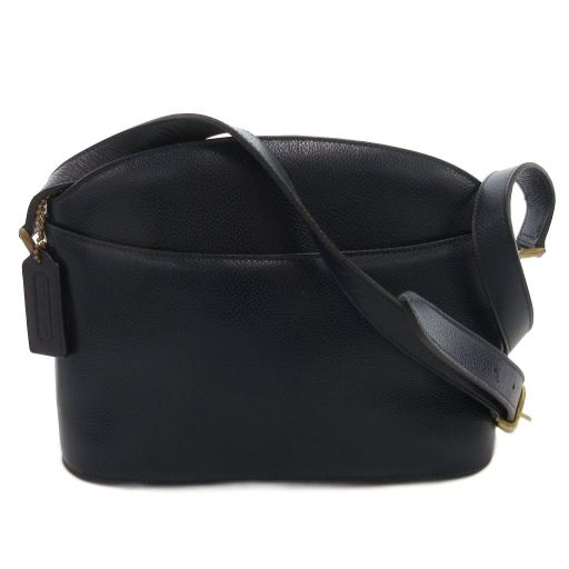 コーチ COACH ショルダーバッグ レザー イタリア製 ネイビー 紺 4405 FF