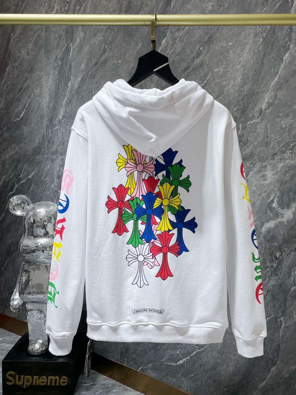 クロムハーツ☆カラフルプリントフーディ 海外限定【CHROME HEARTS(クロムハーツ)】Cross Cemetery