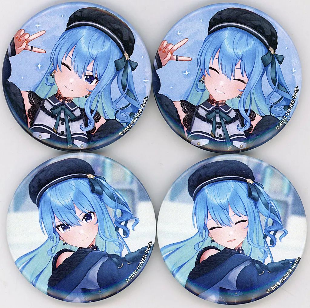 中古バッジ・ビンズ 星街すいせい 缶バッジ 「CD バーチャルYouTuber