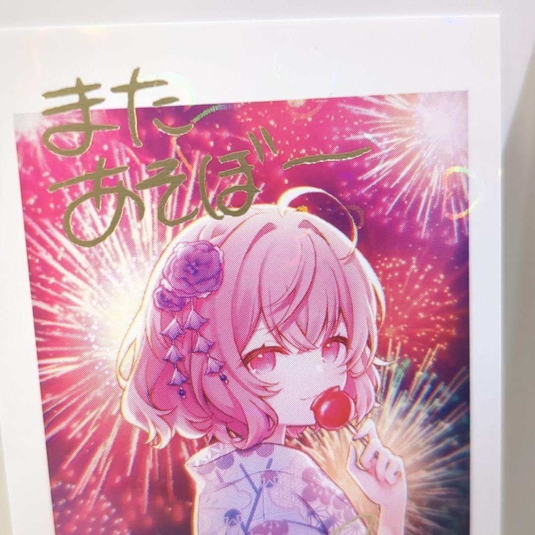 なるせ nqrse チェキ デジタルサイン メッセージ付き 箔押し だいふくや なるせ nqrse チェキ デジタルサイン メッセージ付き 箔押し だい