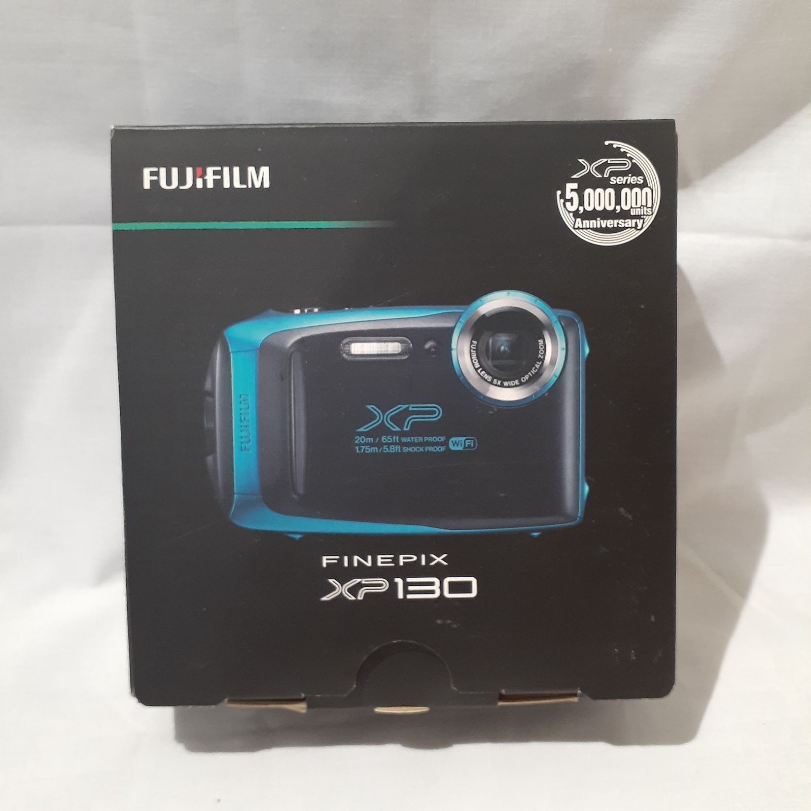 FUJIFILM FINEPIX XP130 防水デジタルカメラ 動作確認 FUJIFILM 防水カメラ XP130 スカイブルー FINEPIX XP130【動作