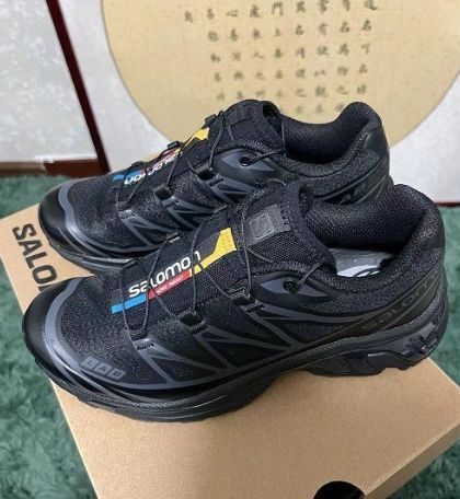 SALOMON サロモン XT-6 ブラック スニーカー 男女兼用 男女兼用 スニーカー✿ - メルカリ