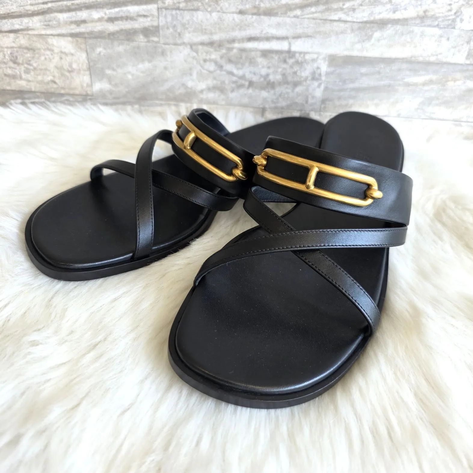 ☆美品 23SS【HERMES/エルメス】 CLAIRE クレア レザー 本革