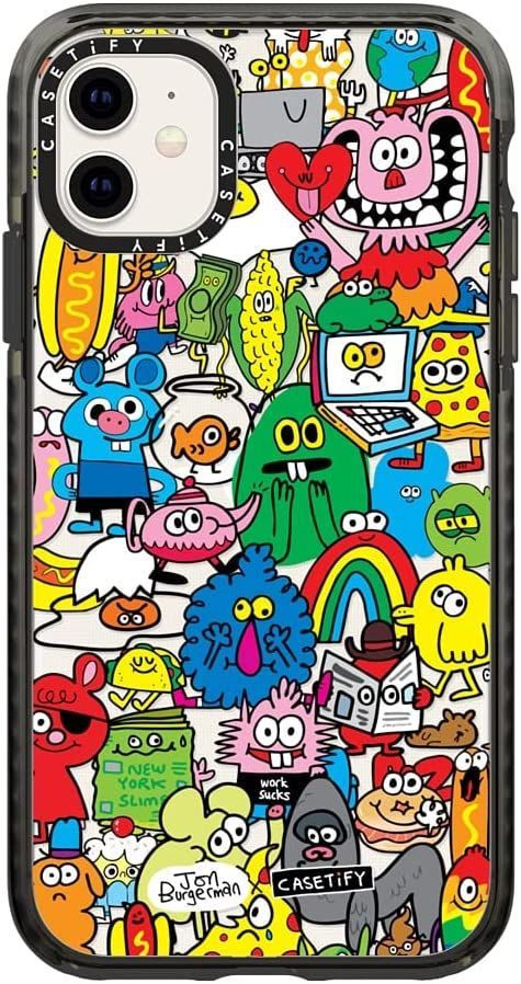 CASETiFY インパクトケース iPhone 11 - Fun Friends By Jon Burgerman