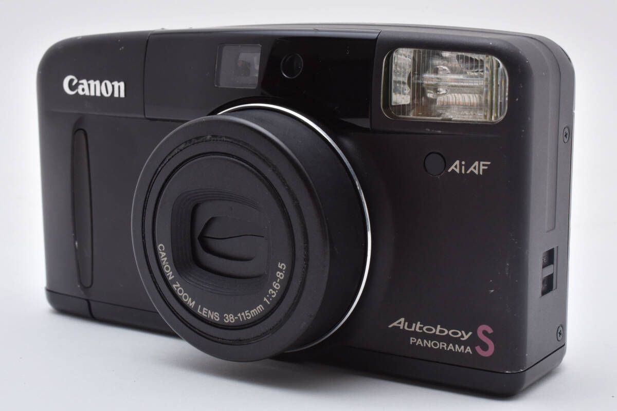光学 | 動作保証 キャノン Canon Autoboy S ブラック AiAF 38-115mm F3.6-8.5 コンパクトカメラ 4106_11_90