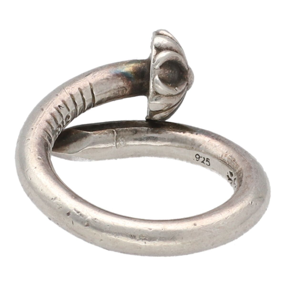 中古】 CHROME HEARTS クロムハーツ ネイルリング クロスボール