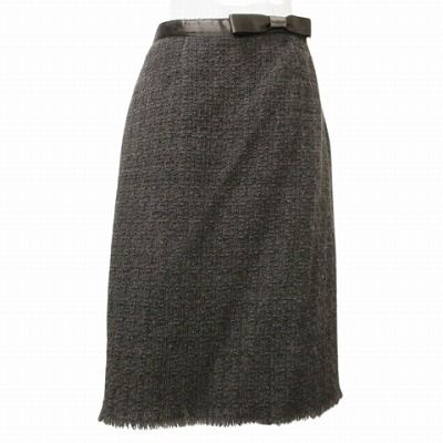MOSCHINO　モスキーノ プリントスカート vintage X4582 Moschino Vintage Beige Card Suits Print Skirt – Amarcord
