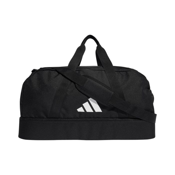 【新品・2営業日で発送】ADIDAS アディダス 31_TIROLダッフルバッグMボトムコン (MKB41) 色 : BLK／WHT サイズ : NS 