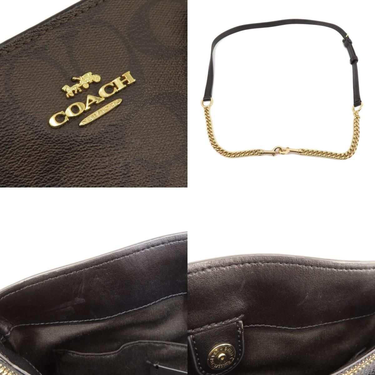 【新品】COACHコーチ2way ハンドバッグ　ショルダーPVC シグネチャー Amazon.co.jp: [コーチ] ショルダーバッグ F27583 シグネチャー