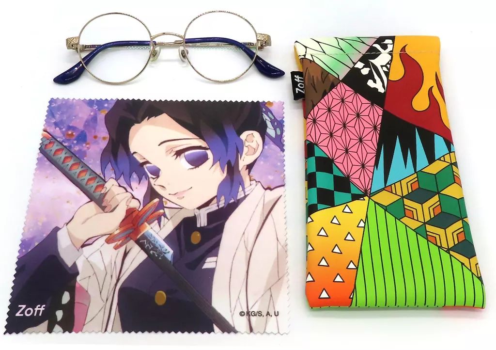 アクセサリー 非金属 胡蝶しのぶモデル メガネ 鬼滅の刃×Zoff