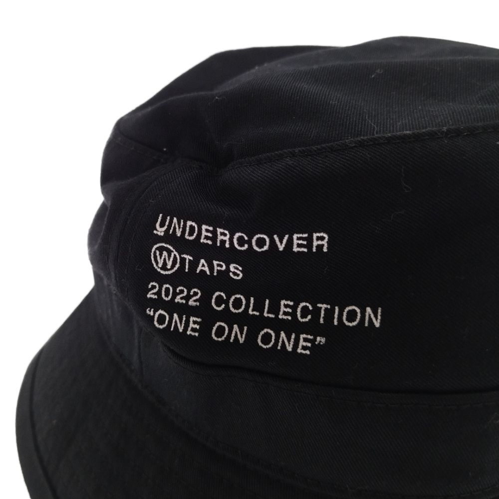 UNDERCOVER WTAPS ONE ON ONE バケットハット 黒 24 美品 国内正規品 WTAPS×UNDERCOVER ダブルタップス×アンダー