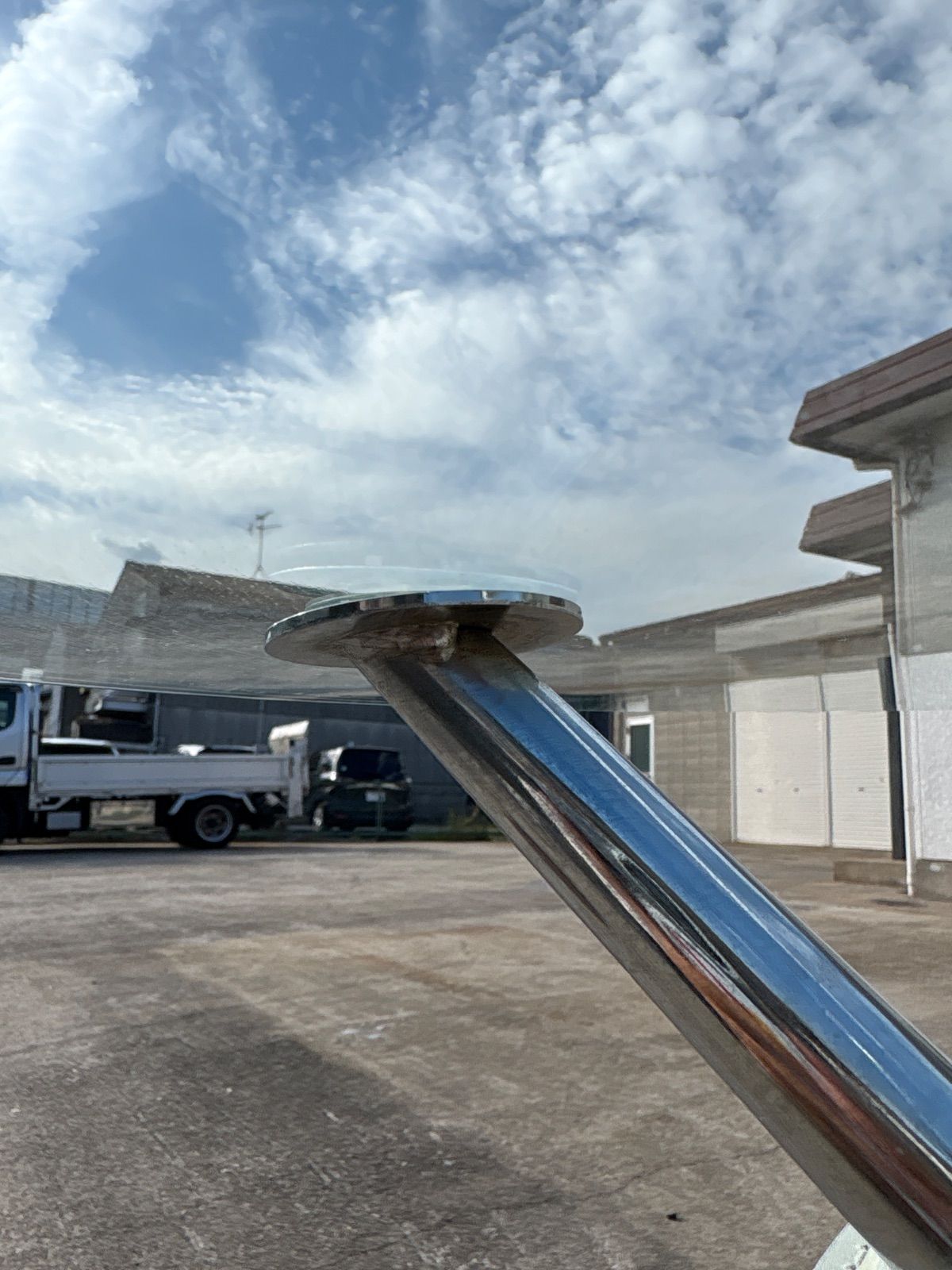 ホワイトレザー テーブル